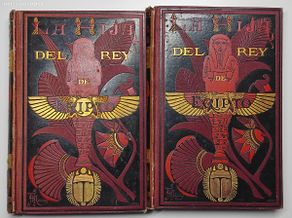 Libros antiguos: LA HIJA DEL REY DE EGIPTO - EBERS - DOS TOMOS COMPLETA - BIBLIOTECA ARTE Y LETRAS, 1881